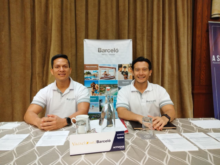 Representantes de la cadena hotelera estuvo presente en la Feria Activados región Costa 2025. | Foto: Jhordy Robles.