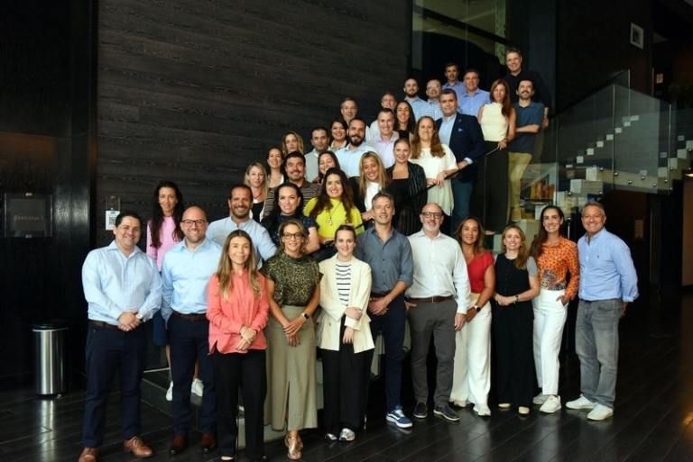 El encuentro anual reunió a los principales líderes de la compañía en la región: más de 35 ejecutivos, entre gerentes, directores, la vicepresidenta y el presidente Gustavo Viescas | Fotografía: Comunicación/WYNDHAM.