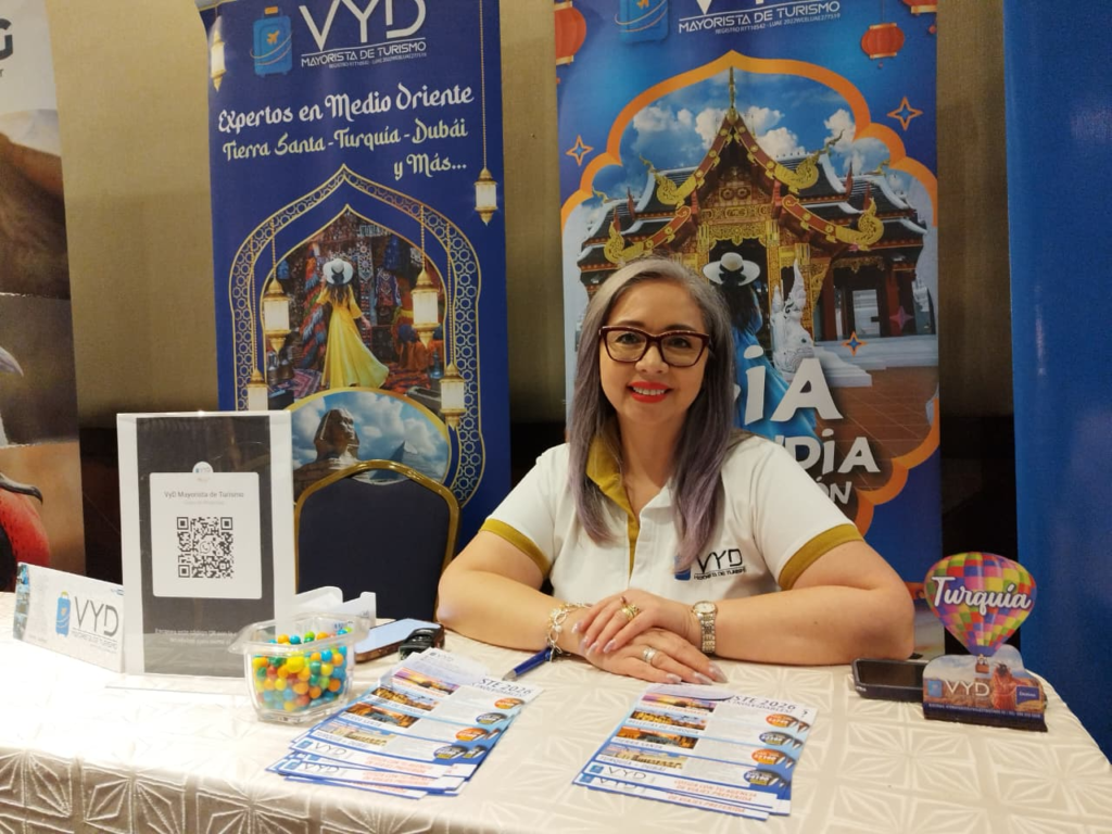 Elizabeth Alarcón, gerente general de la mayorista de turismo VYD.