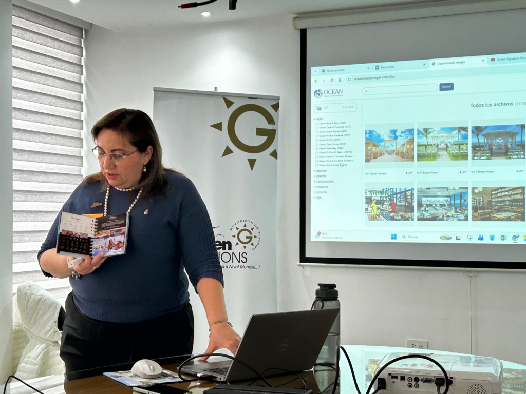 Lady Serrano, de la cadena Ocean Signature Resorts.