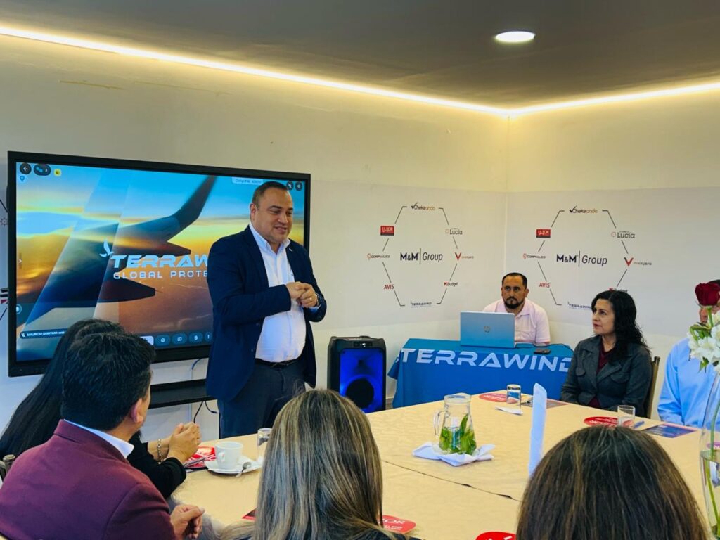 Mauricio Quintero, director regional de Terrawind, dio a conocer las Ăşltimas novedades de la empresa de cara a la temporada alta. | Foto: Jhordy Robles / TransPort.