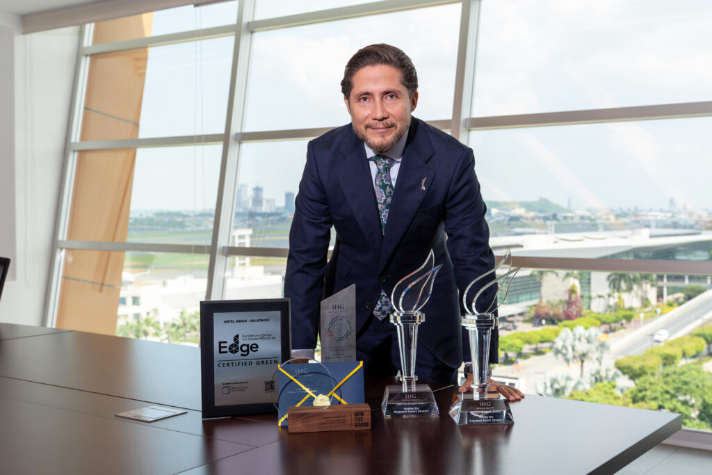 Jorge Morales, Gerente General del Holiday Inn Guayaquil Airport y Hotel Indigo GalĂ¡pagos.