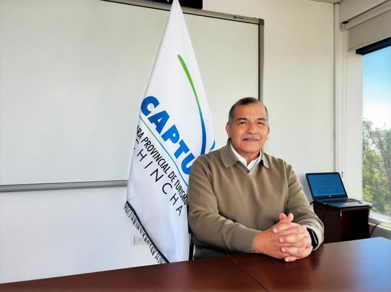 CAPTUR fortalece el liderazgo del turismo y plantea una hoja de ruta para impulsar a Ecuador Raúl GarcÃa, presidente de la Cámara de Turismo de Pichincha-CAPTUR. | Foto: Jhordy Robles.
