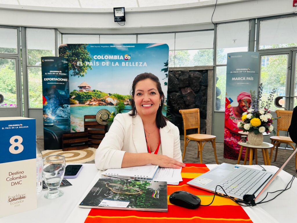 Destino Colombia impulsa circuitos multidestino para el viajero ecuatoriano Carmen Eliana Mesa Giraldo, gerente de ventas de Destino Colombia.