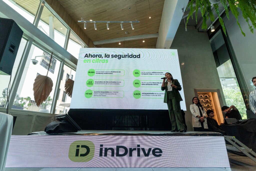 Paola Cotrina, Gerente de Comunicaciones para Ecuador y Perú de inDrive.
