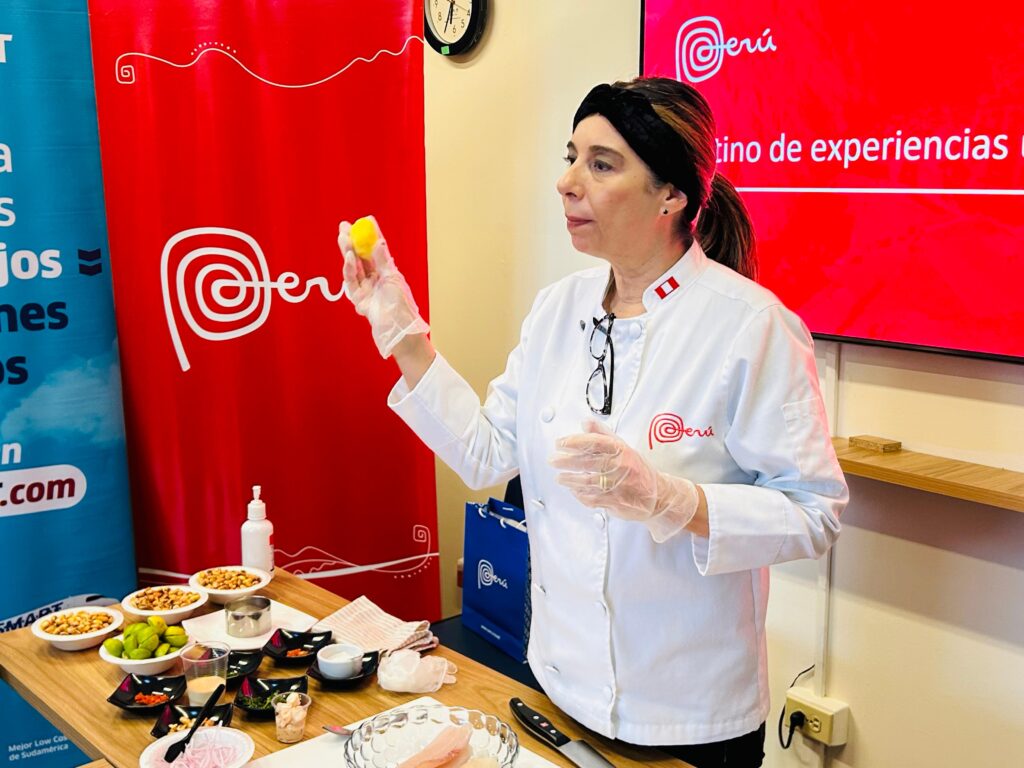 Laura Pazos, chef especializada en cocina peruana.