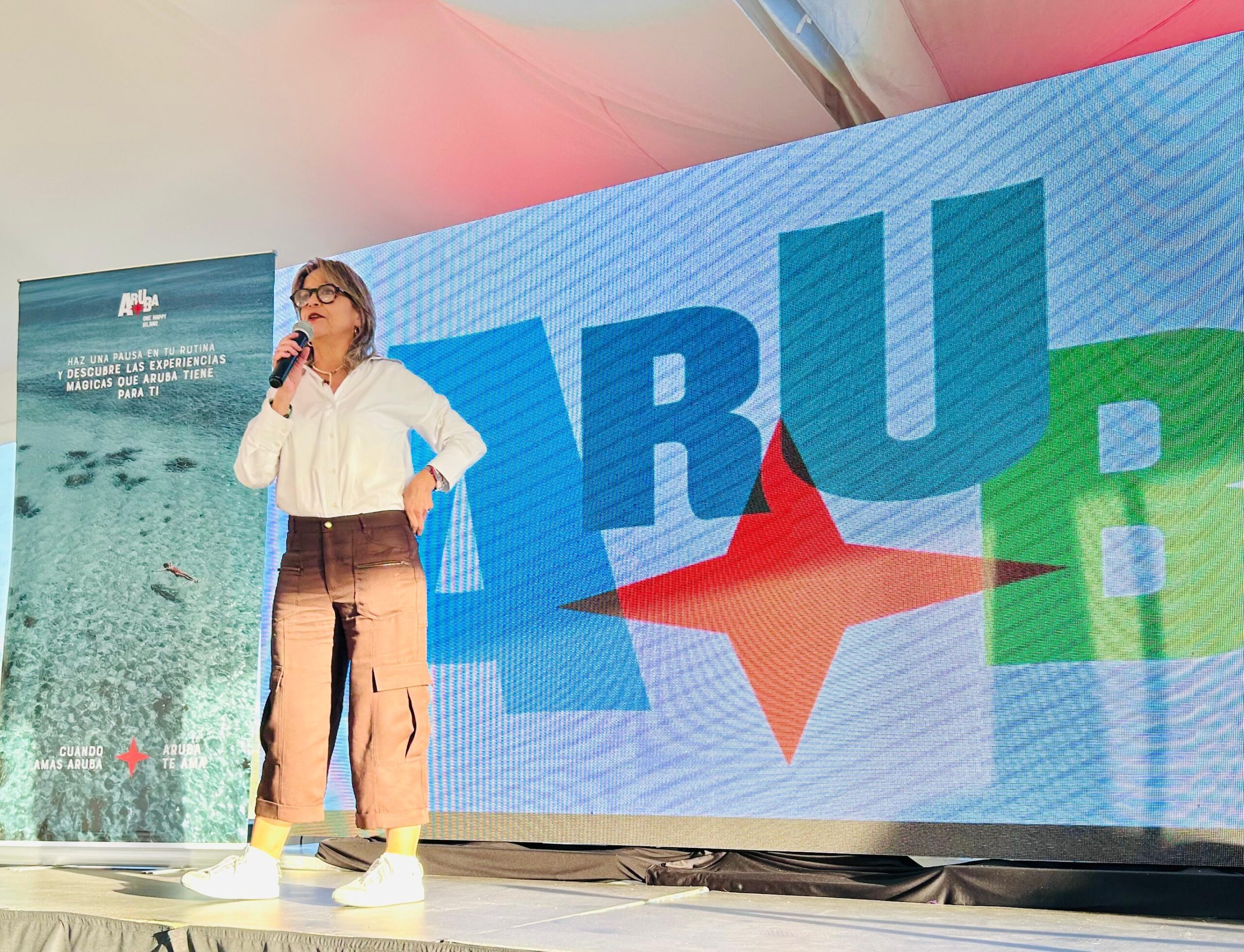 Claudia Delgado, representante de ventas Colombia y Ecuador de la Autoridad de Turismo de Aruba.